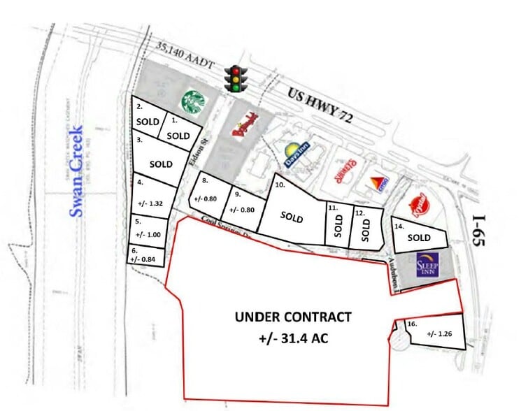 Prime Athens Commercial Lots portfolio of 4 properties for sale on LoopNet.ca - Site Plan - Image 2 of 2