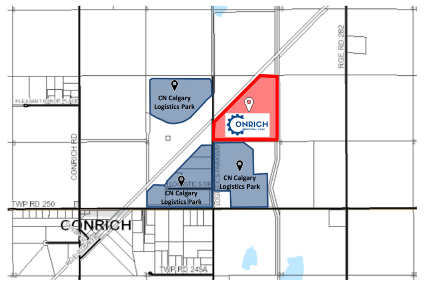 Conrich Industrial Pk, Calgary, AB for sale - Site Plan - Image 1 of 2