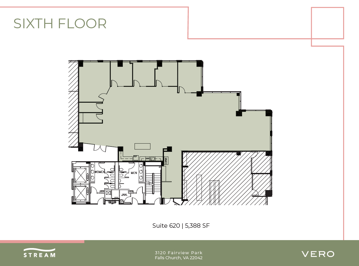 3120 Fairview Park Dr, Falls Church, VA for lease Floor Plan- Image 1 of 5