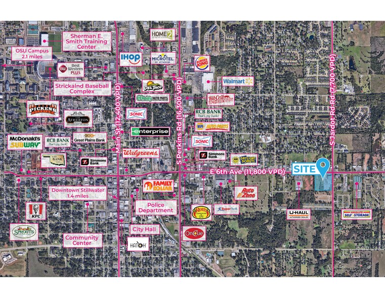 2005 E 6th Ave, Stillwater, OK à vendre - Photo principale - Image 2 de 25