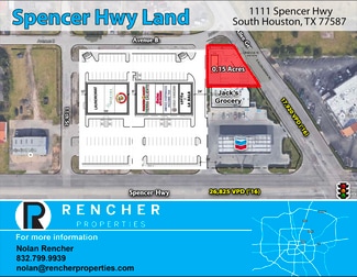 More details for 1111 Spencer Hwy, South Houston, TX - Land for Sale