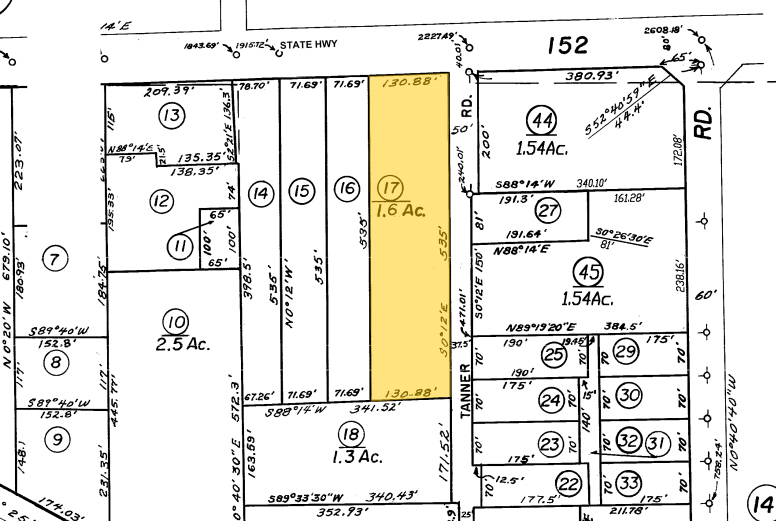 1743 E Pacheco Blvd, Los Banos, CA à louer - Plan cadastral - Image 2 de 5