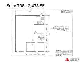 5829 W Sam Houston Pky N, Houston, TX à louer Plan d’étage- Image 1 de 1