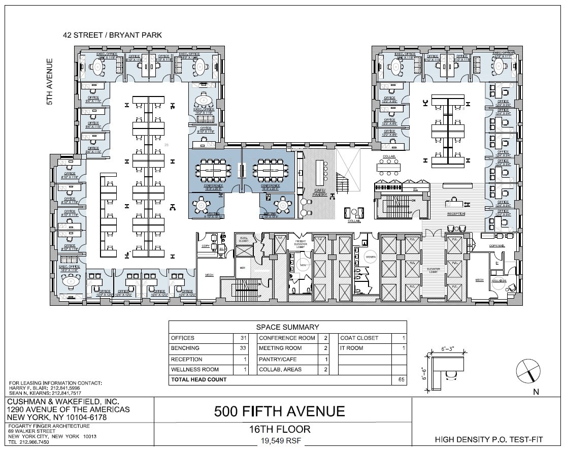 500 Fifth Ave, New York, NY for lease Floor Plan- Image 1 of 9