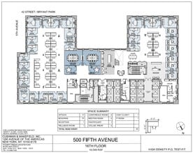 500 Fifth Ave, New York, NY for lease Floor Plan- Image 2 of 3