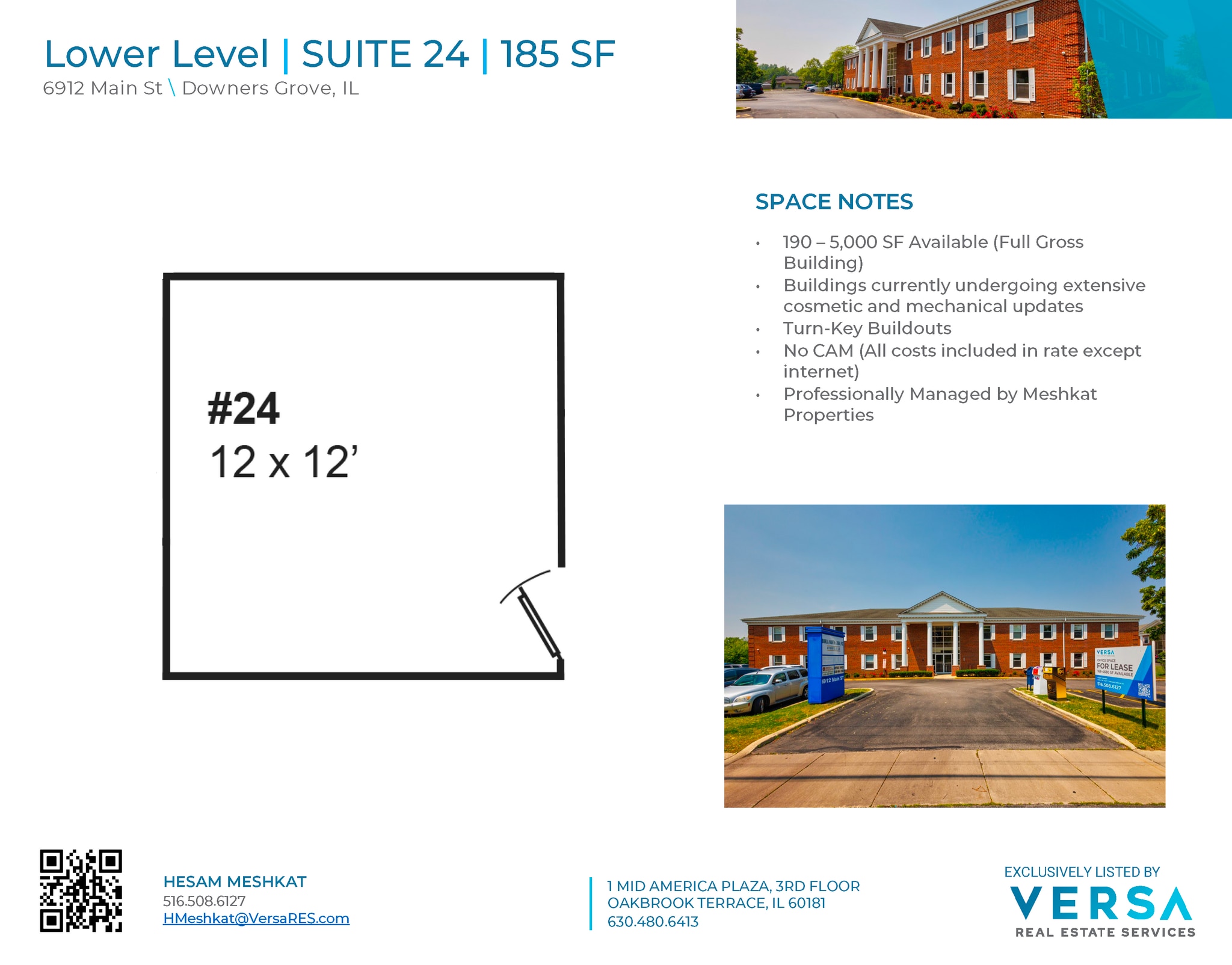 6912 Main St, Downers Grove, IL for lease Floor Plan- Image 1 of 1