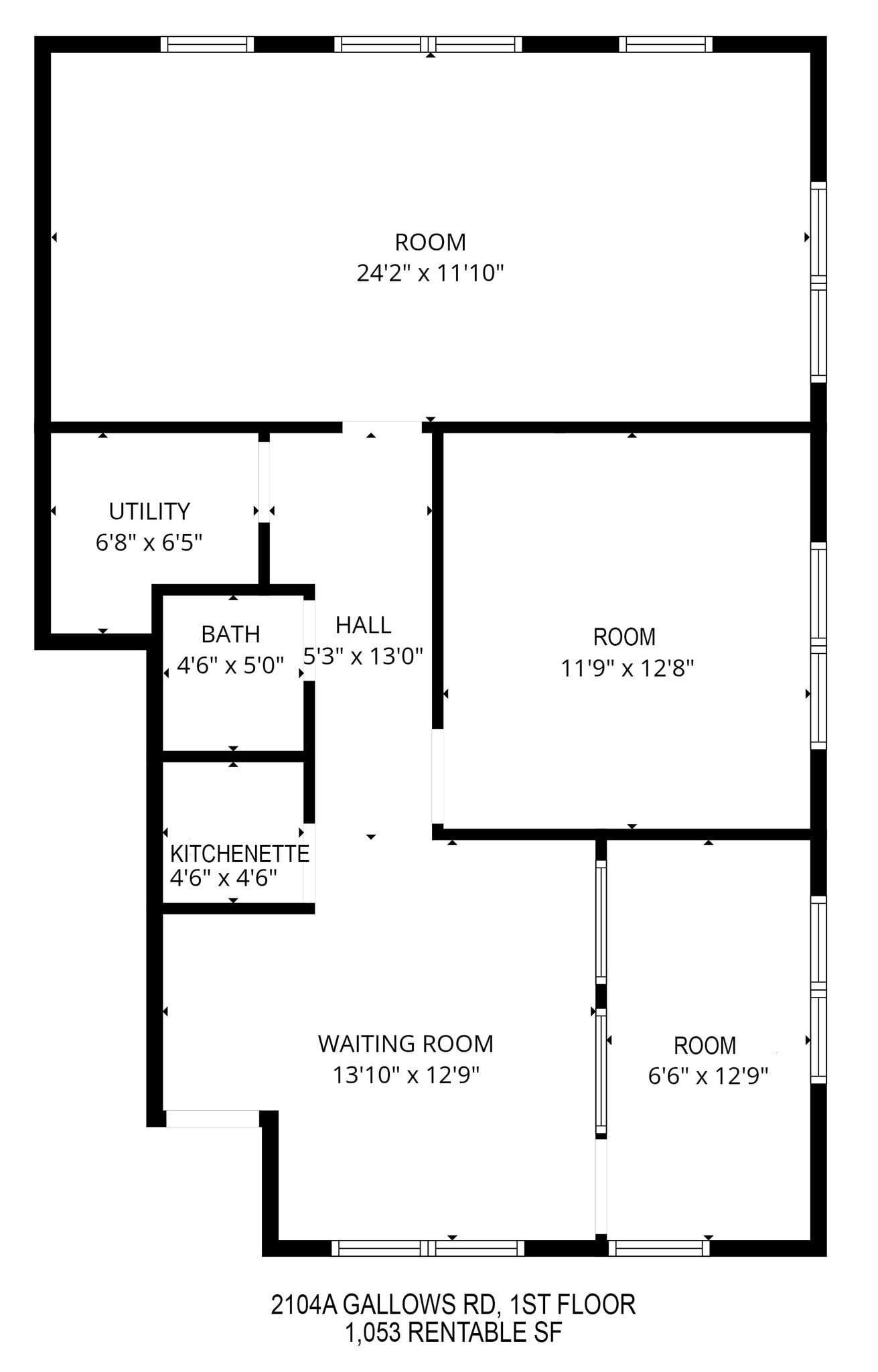 2104 Gallows Rd, Vienna, VA for lease Floor Plan- Image 1 of 15