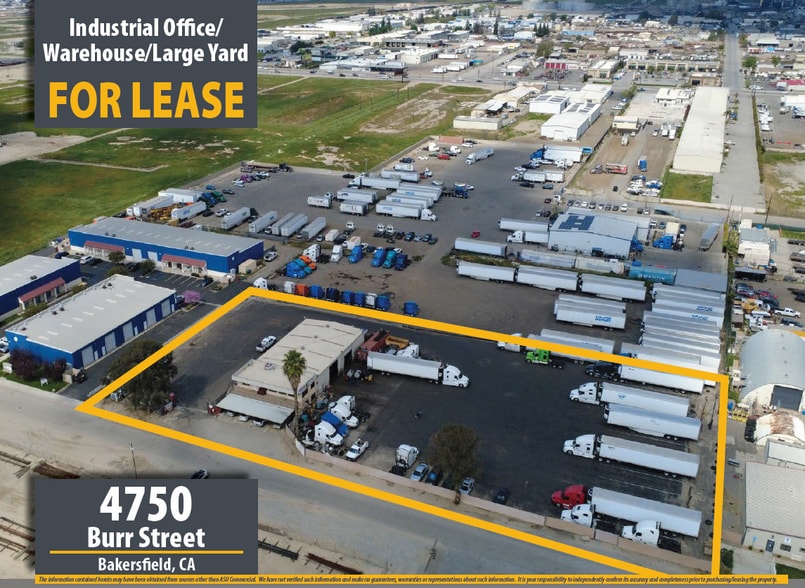 4750 Burr St, Bakersfield, CA for lease - Building Photo - Image 1 of 1