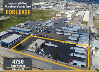 Plus de détails pour 4750 Burr St, Bakersfield, CA - Bureau, Industriel à louer