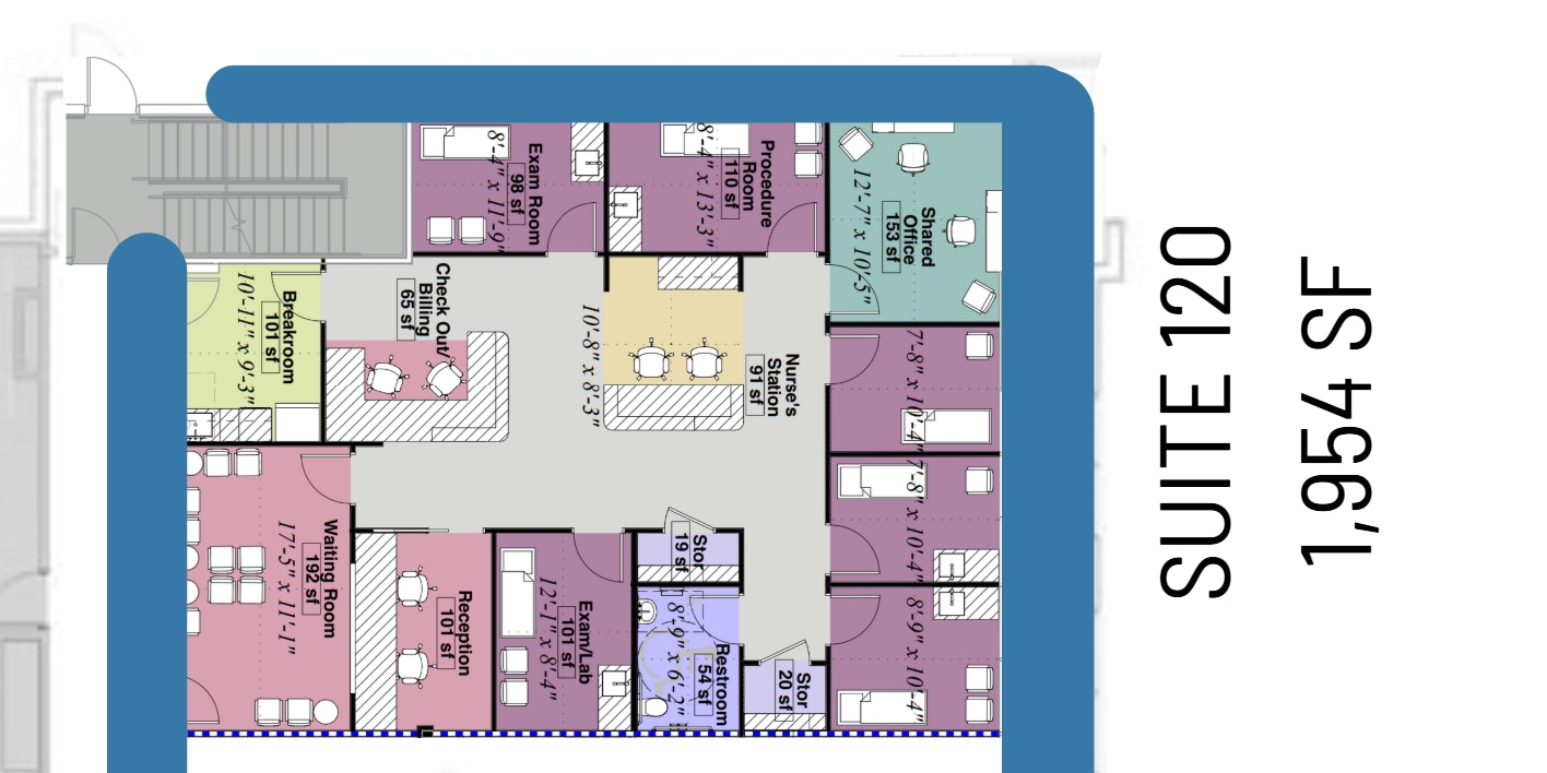 4505 Holiday Hill, Midland, TX for lease Floor Plan- Image 1 of 2