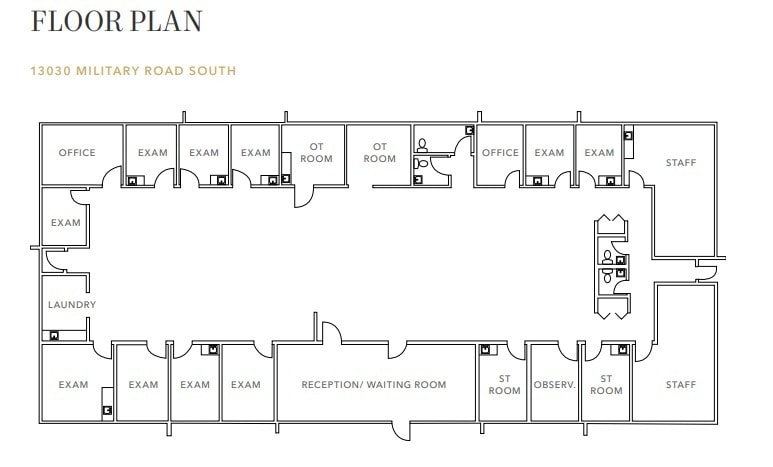 13030 Military Rd S, Tukwila, WA à louer Plan d’étage- Image 1 de 1