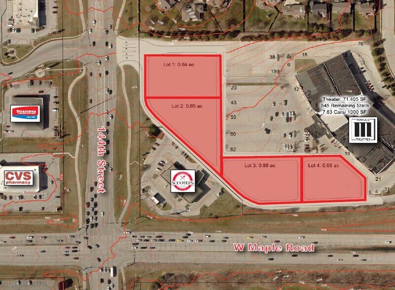 14304 W Maple Rd, Omaha, NE à vendre - Aérien - Image 2 de 3