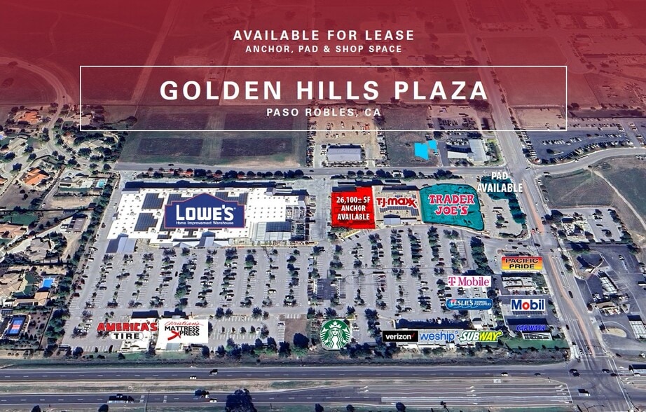 Hwy 46 & Golden Hill Rd, Paso Robles, CA for lease - Building Photo - Image 1 of 15