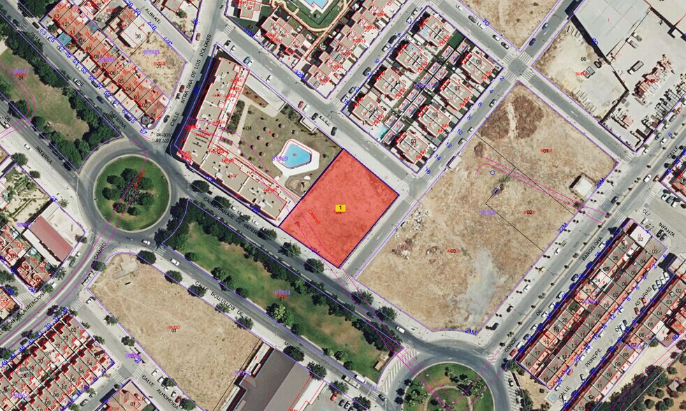 Land in Bormujos, Sevilla for sale - Plat Map - Image 1 of 2