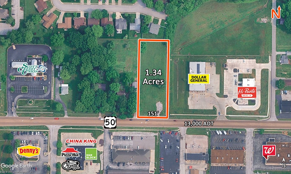 702 W Hwy 50, O'Fallon, IL à vendre Photo du bâtiment- Image 1 de 4