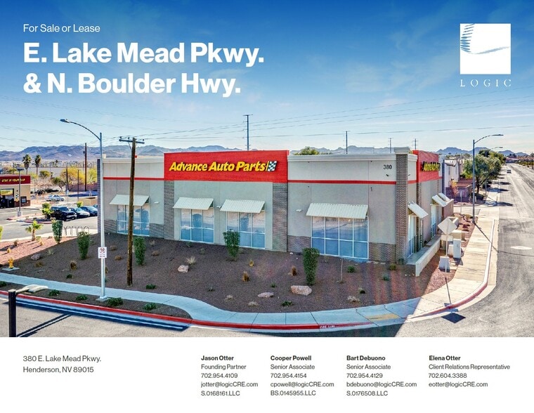 380 E Lake Mead Pky, Henderson, NV for sale - Building Photo - Image 1 of 5
