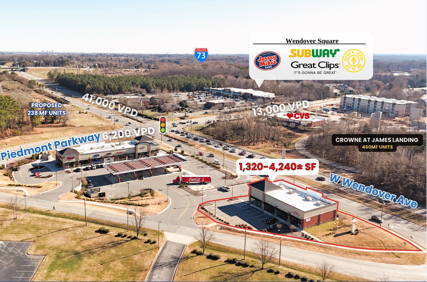 4828 W Wendover Ave, Jamestown, NC for lease Primary Photo- Image 1 of 3