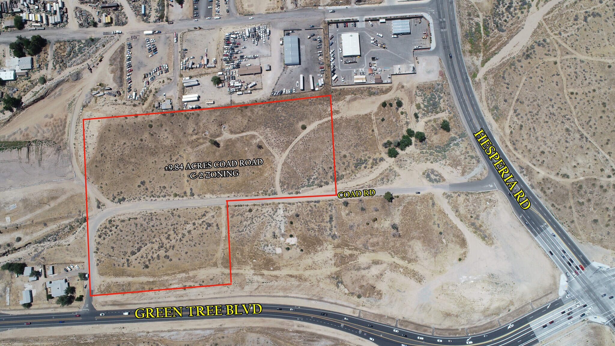 9.84 Acres Land Green Tree Blvd, Victorville, CA à vendre Photo principale- Image 1 de 15