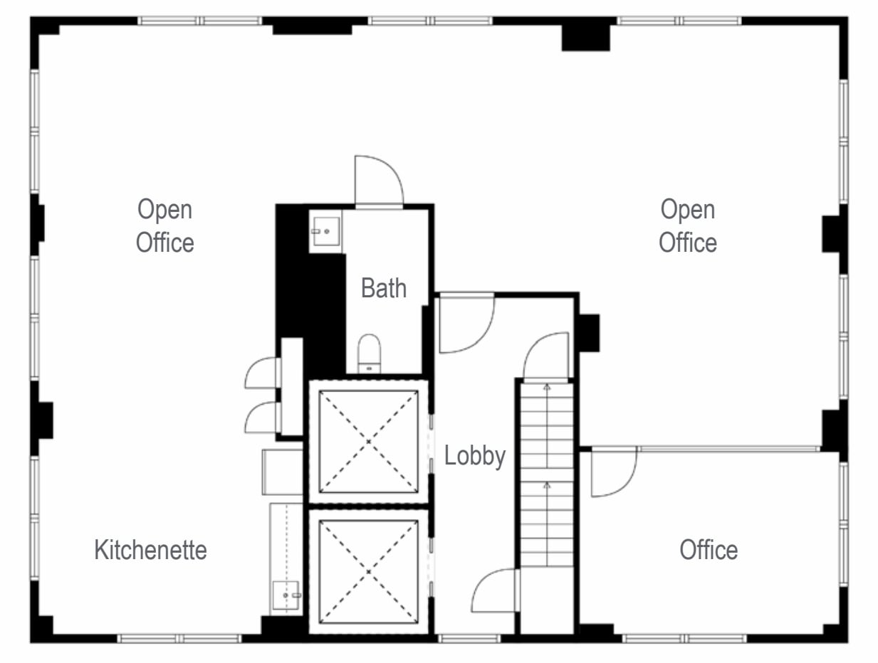 409 13th St, Oakland, CA à louer Plan d’étage- Image 1 de 1