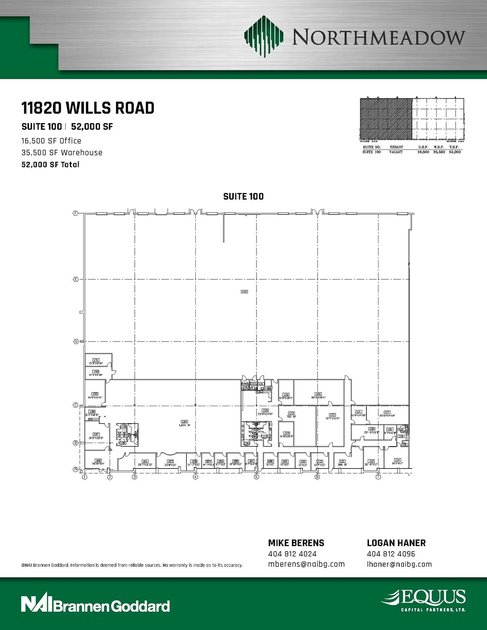 11820 Wills Rd, Alpharetta, GA for lease Floor Plan- Image 1 of 1