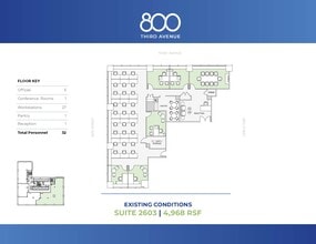 800 Third Ave, New York, NY à louer Plan d’étage- Image 1 de 1