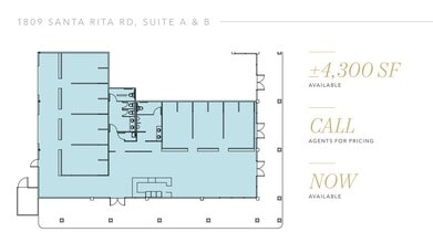 1809 Santa Rita Rd, Pleasanton, CA for lease Floor Plan- Image 1 of 1