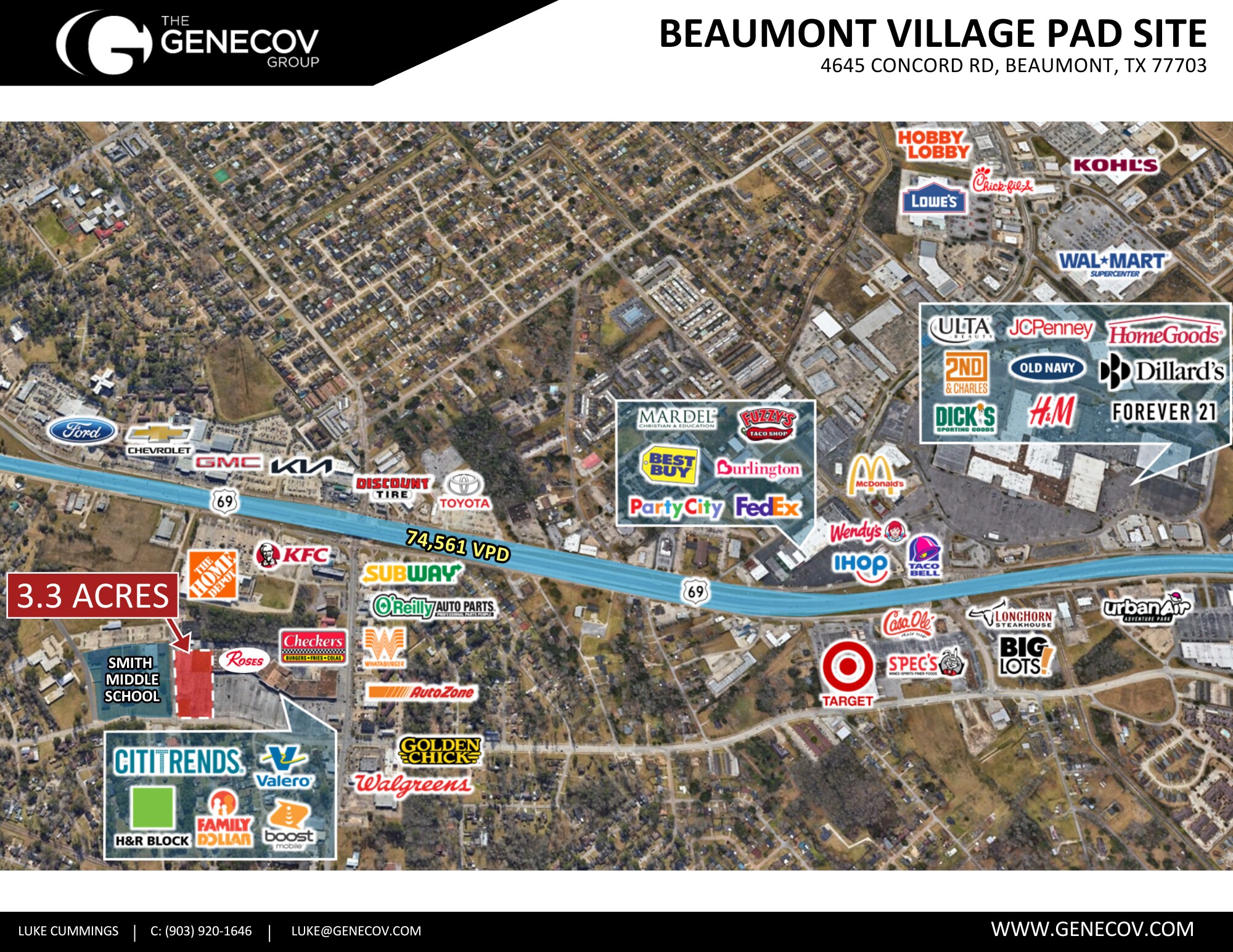 4645 Concord Road, Beaumont, TX à vendre Photo principale- Image 1 de 3