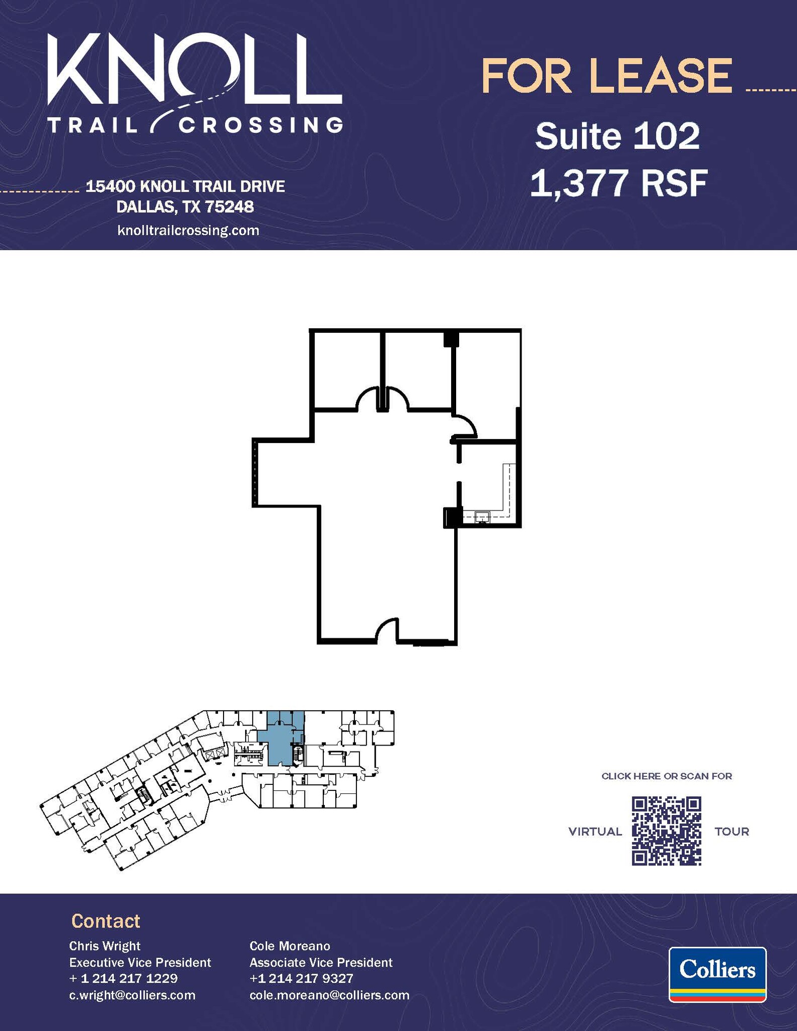 15400 Knoll Trail Dr, Dallas, TX for lease Floor Plan- Image 1 of 2