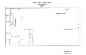 1980 S West Blvd, Vineland, NJ for lease Floor Plan- Image 2 of 2