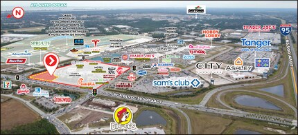 0000 Cornerstone Blvd, Daytona Beach, FL - Aerial  map view