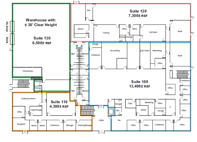 2440 Gold River Rd, Rancho Cordova, CA à louer Plan d’étage- Image 1 de 1