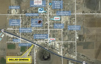 515 US-70, Lockney, TX - Aérien Vue de la carte