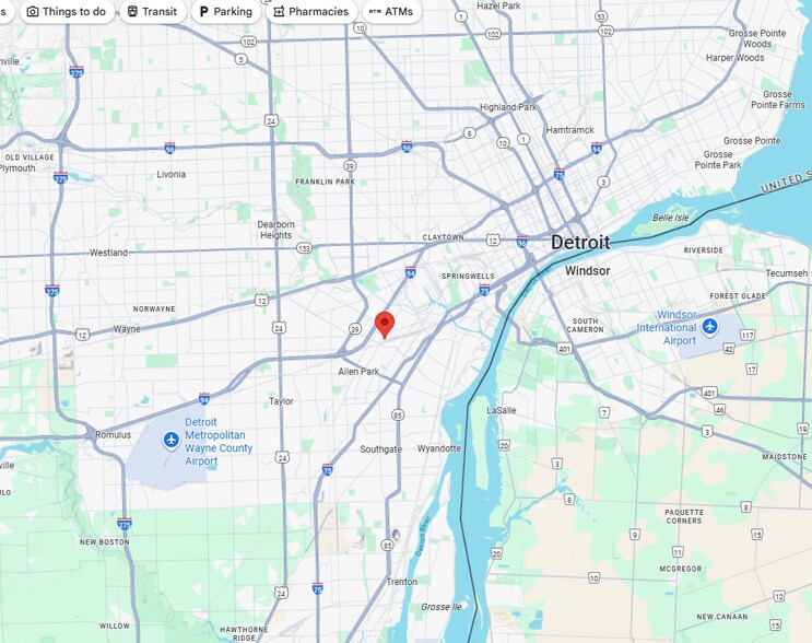19290 Allen Rd, Melvindale, MI à louer - Plan cadastral - Image 3 de 3