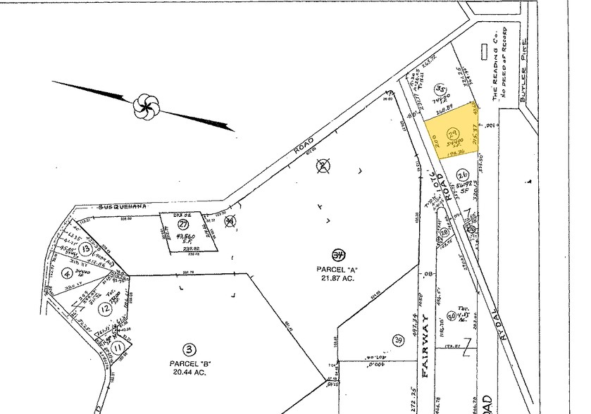 1077 Rydal Rd, Rydal, PA à louer - Plan cadastral - Image 2 de 2