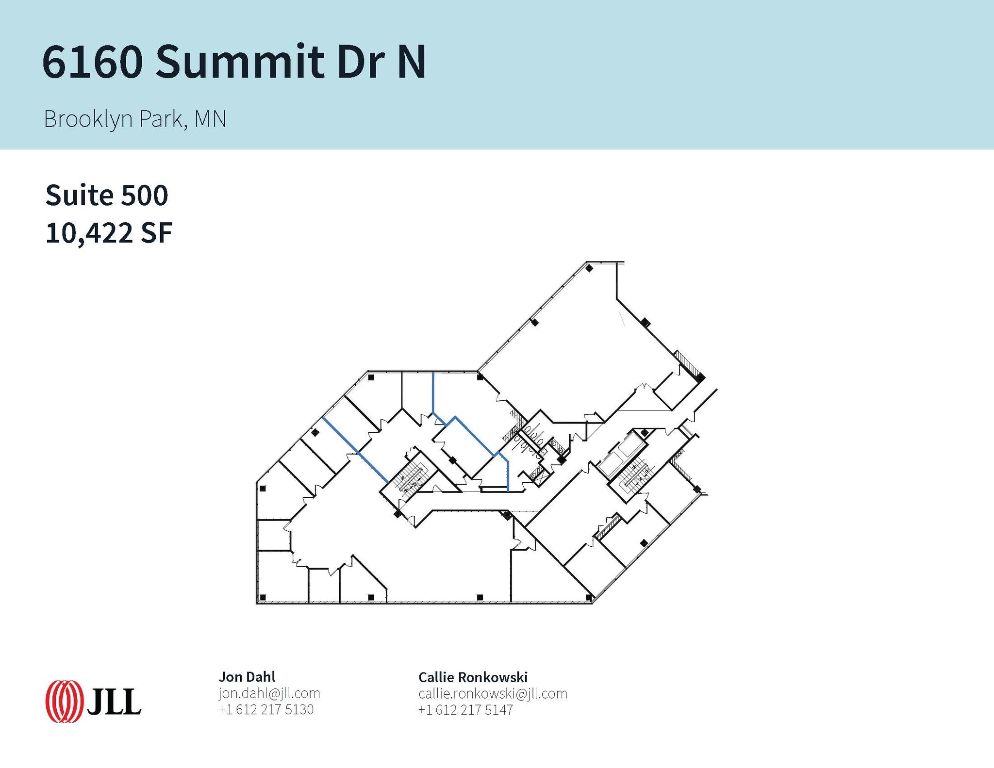 6160 N Summit Dr, Brooklyn Center, MN for lease Floor Plan- Image 1 of 1