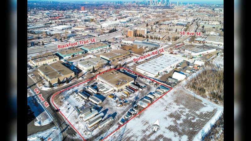 6404 Burbank Rd SE, Calgary, AB for sale - Aerial - Image 1 of 1