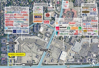 290 W Loop Rd, Wheaton, IL - Aerial map view