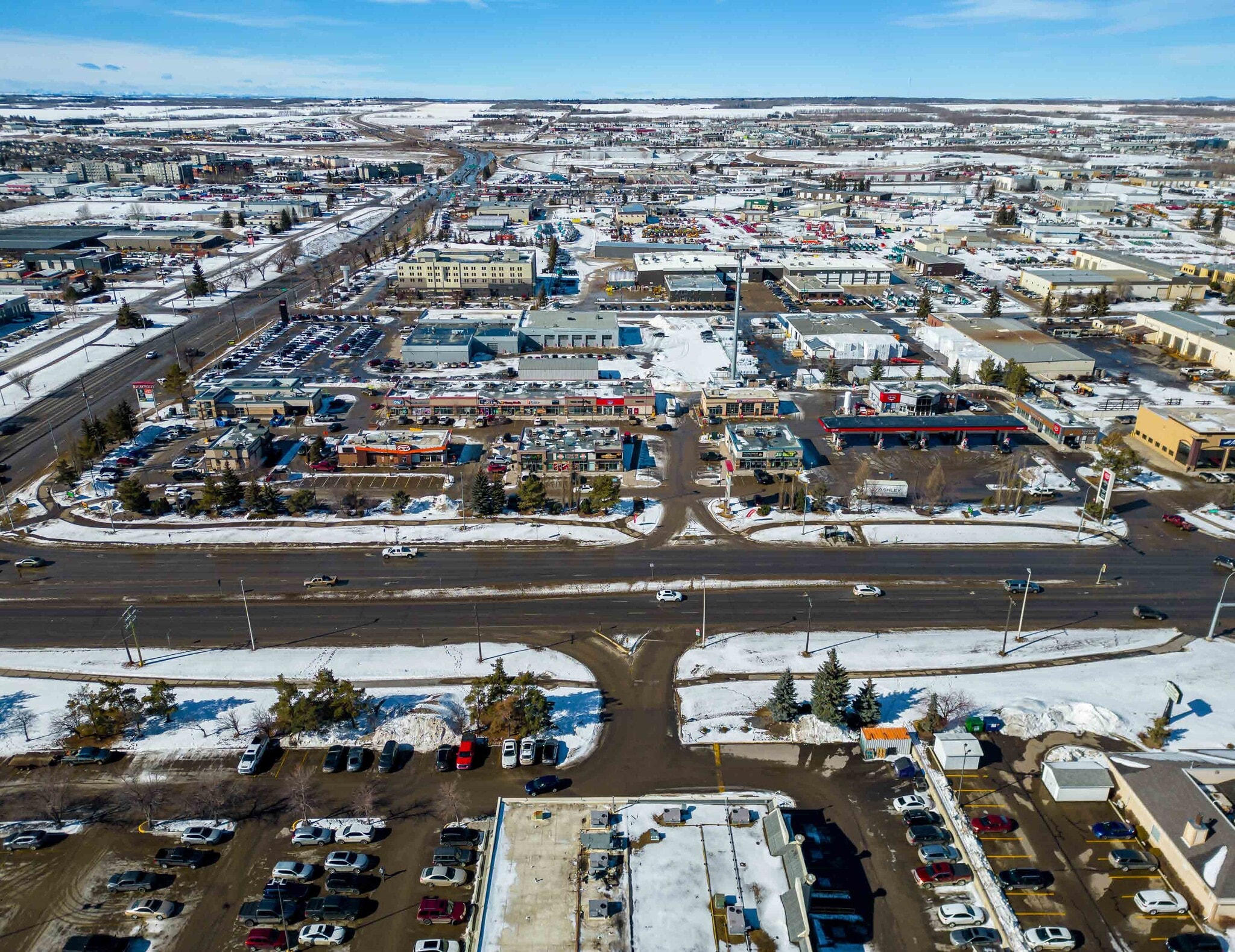 6730 Taylor Dr, Red Deer, AB for lease Aerial- Image 1 of 5