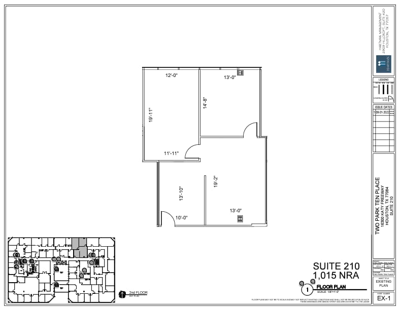 16300 Katy Fwy, Houston, TX for lease Floor Plan- Image 1 of 1