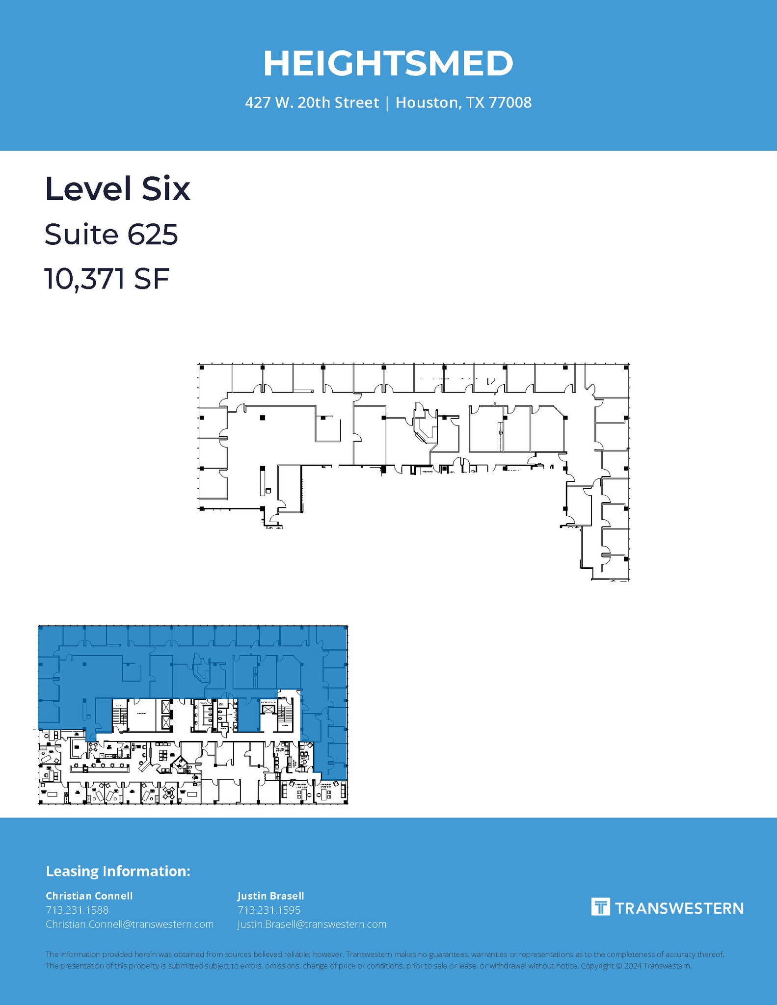 427 W 20th St, Houston, TX for lease Floor Plan- Image 1 of 1