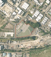 Rookwood Way, Haverhill, SFK - AERIAL map view