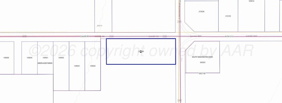 FM 1541, Amarillo, TX à vendre - Plan cadastral - Image 1 de 1