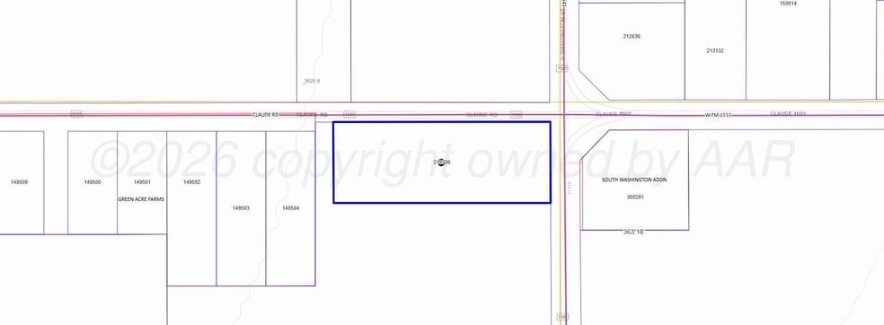 FM 1541, Amarillo, TX for sale - Plat Map - Image 1 of 1