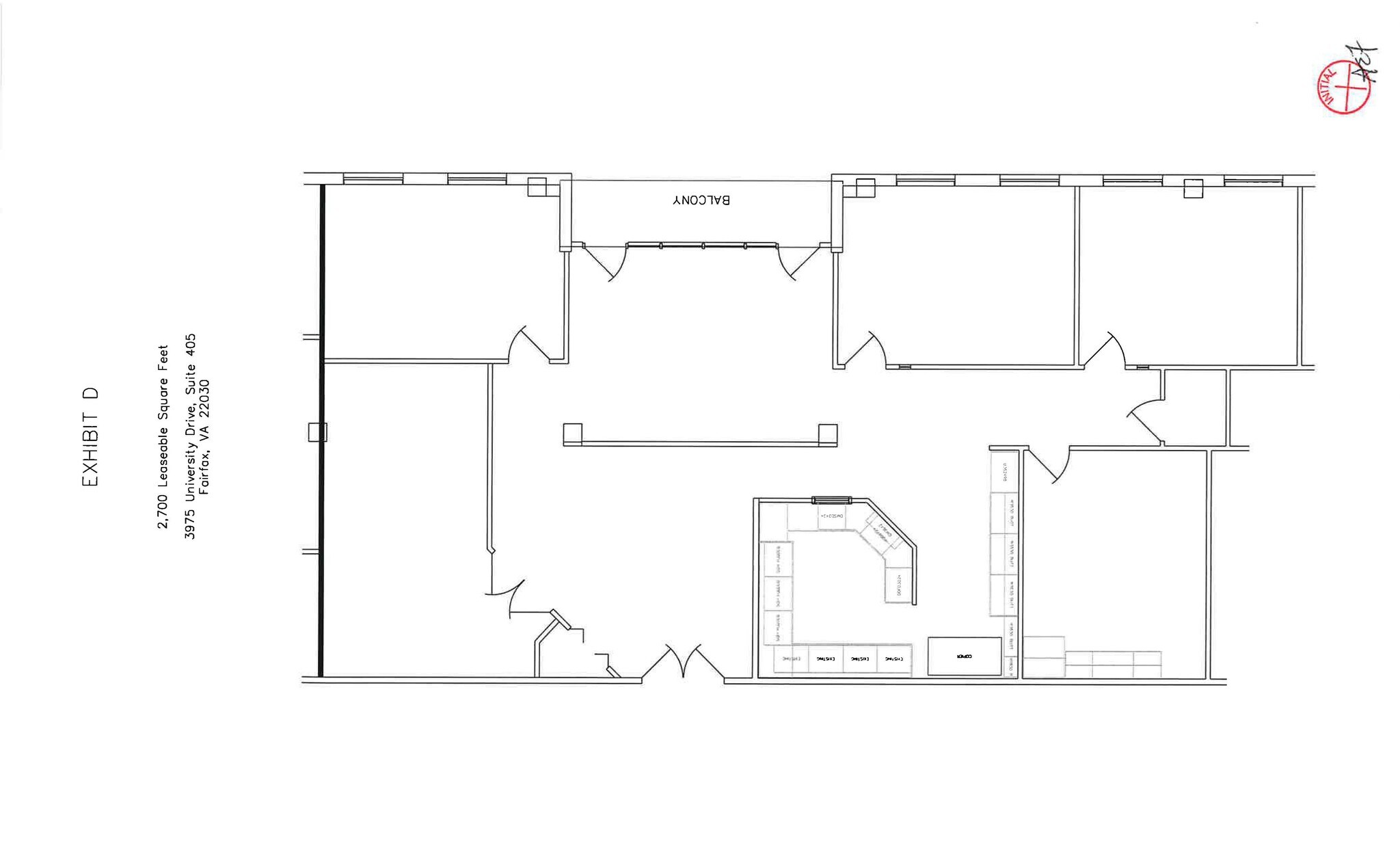 3975 University Dr, Fairfax, VA for lease Floor Plan- Image 1 of 1