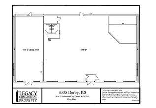 818 E Meadowlark Blvd, Derby, KS for lease Floor Plan- Image 1 of 1