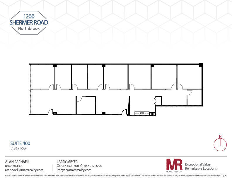 1200 Shermer Rd, Northbrook, IL for lease Floor Plan- Image 1 of 1