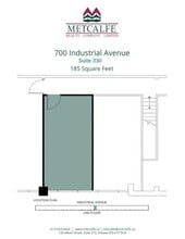 700 Industrial Ave, Ottawa, ON à louer Plan d’étage- Image 1 de 1