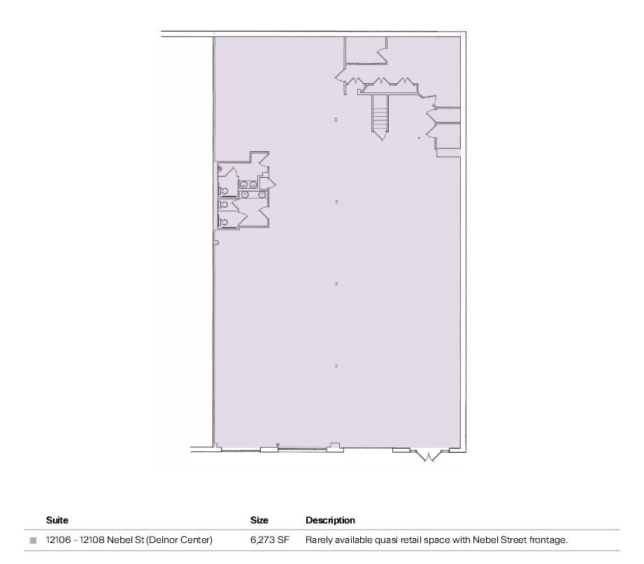 12148-12198 Nebel St, Rockville, MD for lease Floor Plan- Image 1 of 1