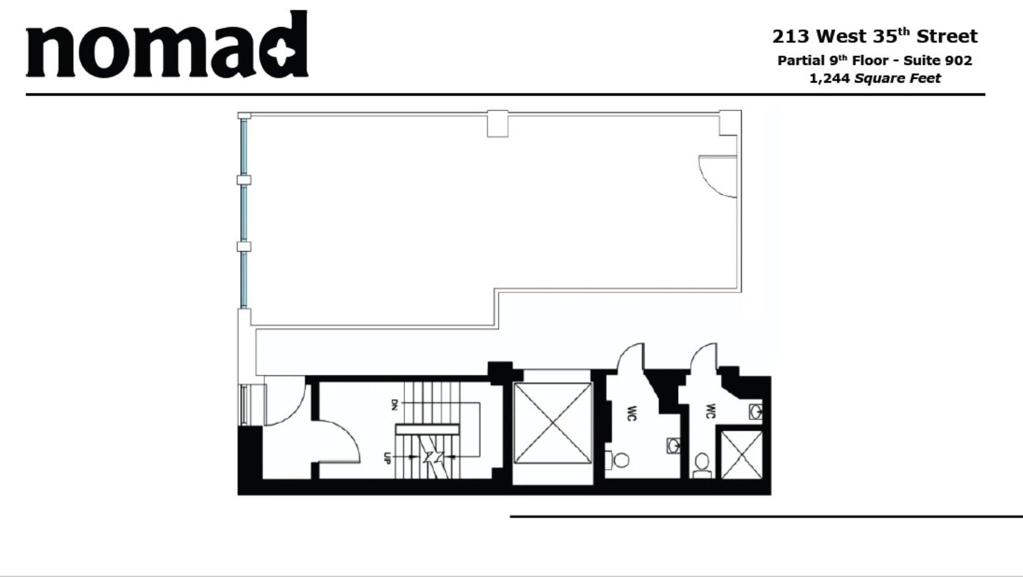 213 W 35th St, New York, NY for lease Floor Plan- Image 1 of 4