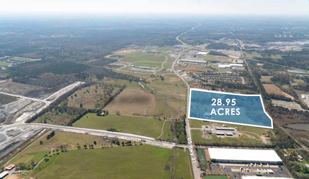 3883 Highway 31 S, Calera, AL à vendre - Aérien - Image 1 de 2